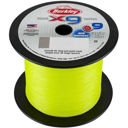 Linha Trançada Berkley X9 Braid Fluro Verde - 2000M