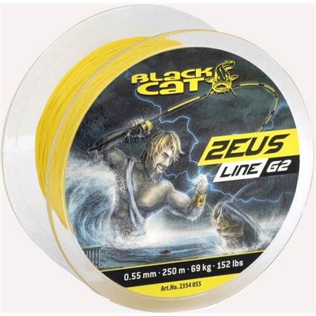 Linha Trançada Black Cat Zeus Line G2 - Amarela