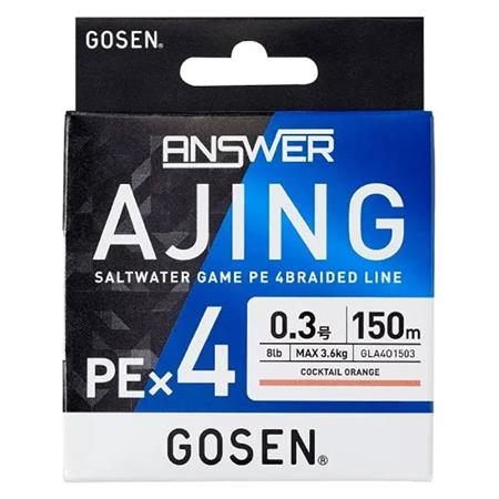 Linha Trançada Gosen Answer Ajing X4 - 150M