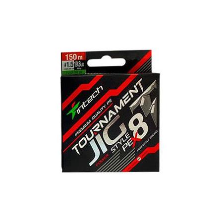 Linha Trançada Intech Tournament Jig Style Pe X8 - Verde Lima - 150M