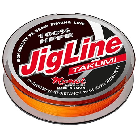 Linha Trançada Momoi Takumi Jig Line - Laranja - 300M
