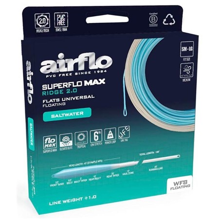Linka Muchowa Airflo Superflo Max Ridge 2.0 Flats Universal Floating Fly Line