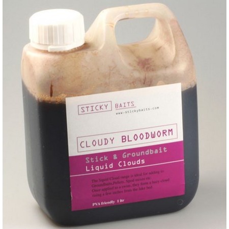 Liquid Sticky Baits Bloodworm Cloudy Liquid