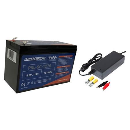 LITHIUM-AKKU-PAKET POWER SONIC LIFEPO4 POWER SONIC AVEC CHARGEUR 2A