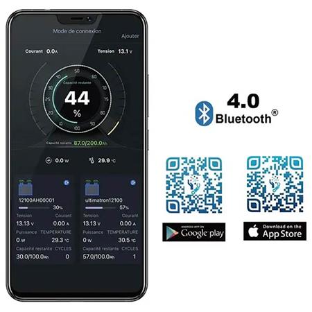 LITHIUM BATTERIJ ULTIMATRON LIFEPO4 SMART BMS 12.8V 150AH