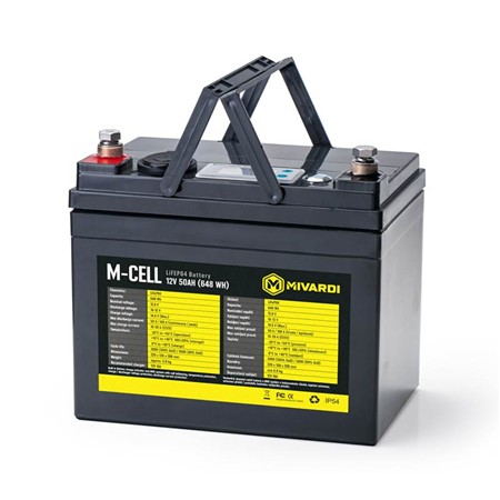 LITHIUM BATTERY MIVARDI M-CELL LIFEPO4 12V + CHARGER