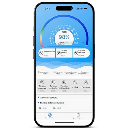 LITHIUMBATTERIE BSR PRESTIGE LIFEPO4 GEN3 12V100 + CHARGEUR NON ÉTANCHE 10A
