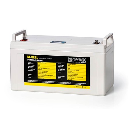Lithiumbatterie Mivardi Lithium Battery M-Cell 24V