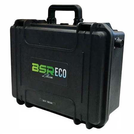 Lithiumbatterij Bsr Ecog2 24V100amp Bluetooth + Oplader