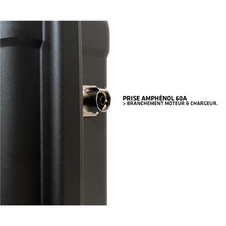 LITIUMBATTERI BSR PRESTIGE LIFEPO4 GEN3 12V50 + IKKE VANDTÆT OPLADER 10A