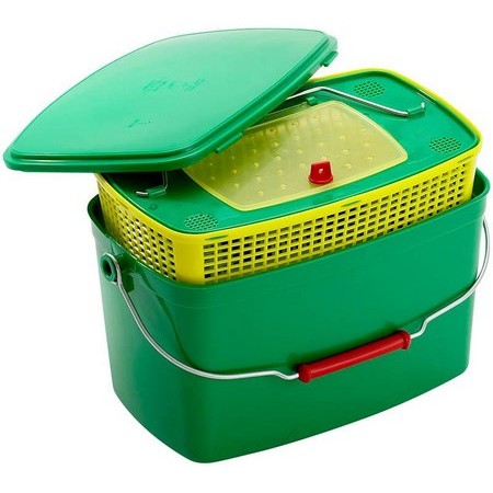 Livebait Bucket Plastilys 7L Comfort + Livewell Basket + Lid