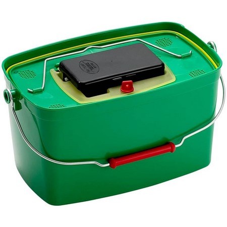 Livebait Bucket Plastilys 7L Confort + Panier Vivier + Aerateur Integre