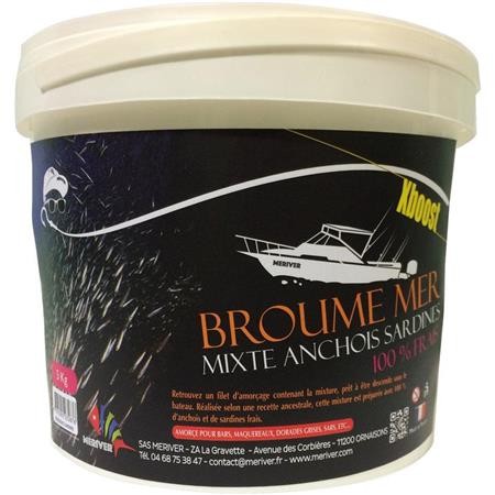 Lockerung Köder Meer Mix Anchovis Sardellen - Xboost Meriver Broumé Mer Mixte Anchois Sardines - Xboost