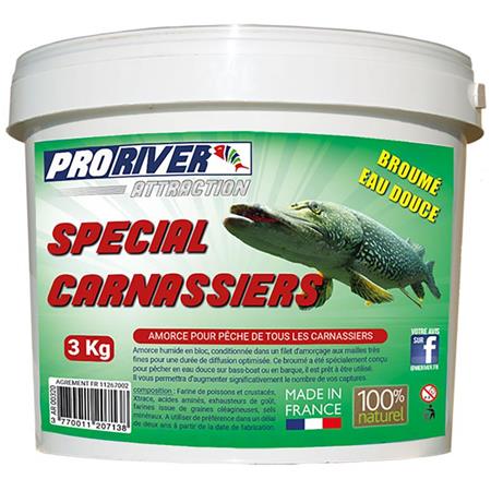 Lockfutter Brühme Süßwasser Spezial Raubfische Proriver Broumé Eau Douce Spécial Carnassiers