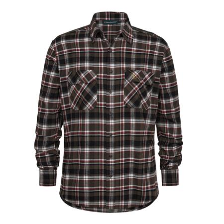 LONG SLEEVE MEN'S SHIRT - BROWN DEERHUNTER NATHAN