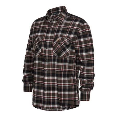 LONG SLEEVE MEN'S SHIRT - BROWN DEERHUNTER NATHAN