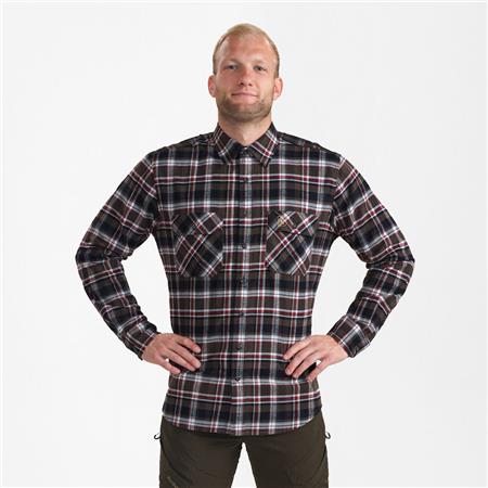 Long Sleeve Men's Shirt - Brown Deerhunter Nathan