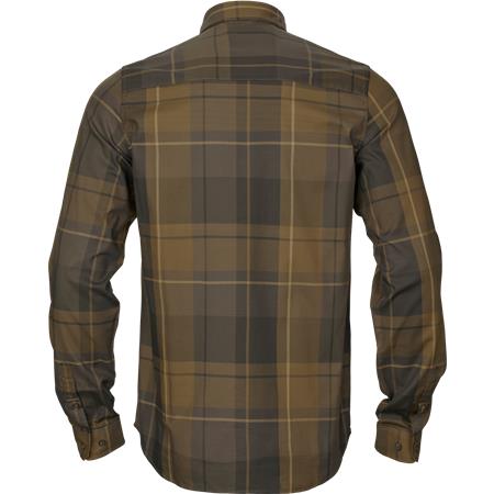 LONG SLEEVE SHIRT FOR MEN HARKILA AKSE L/S - WILLOW GREEN CHECK