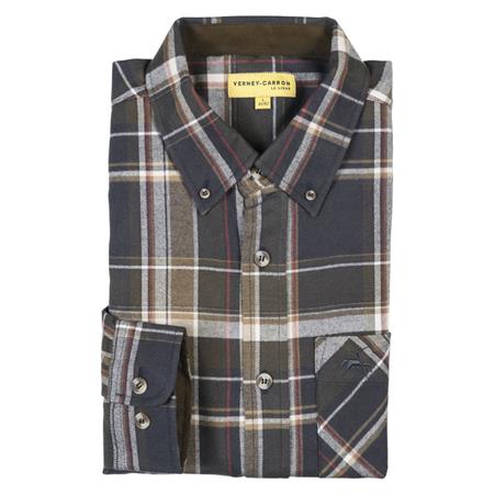 LONG SLEEVE SHIRT FOR MEN LIGNE VERNEY-CARRON SPRINGER - MARINE/KAKI