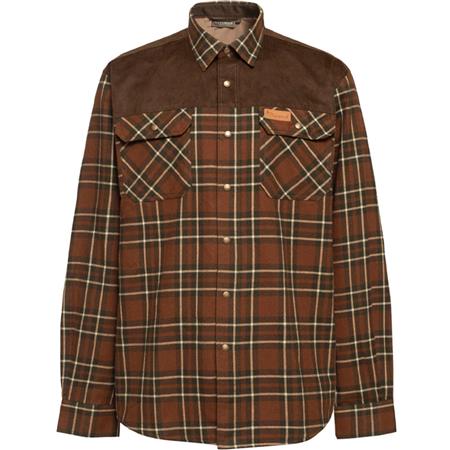 Long Sleeve Shirt For Men Pinewood Douglas - Nougat/Beige