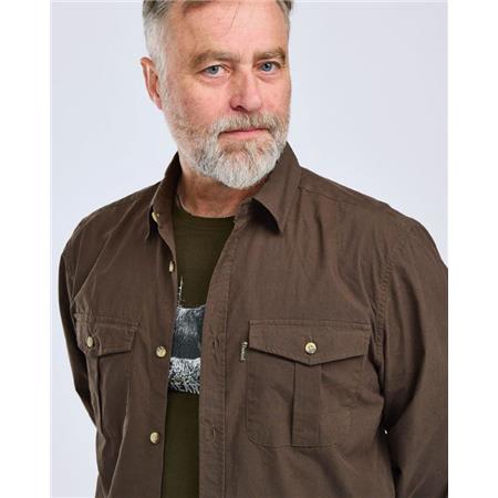LONG SLEEVE SHIRT FOR MEN PINEWOOD SAFARI L/S - OLIVE