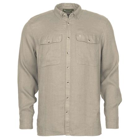 Long Sleeve Shirt For Men Pinewood Värnamo Insectsafe Linen L/S - Bleu