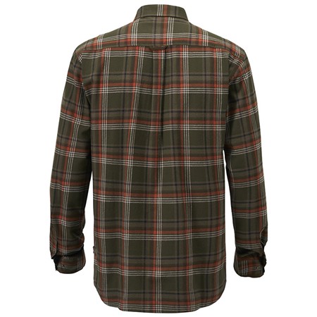 LONG SLEEVE SHIRT FOR WOMEN PINEWOOD PRESTWICK EXCLUSIVE - GREEN/BURNED ORANGE