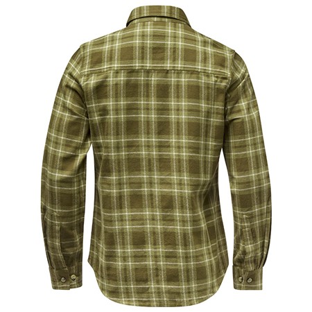 LONG SLEEVE SHIRT WOMAN PINEWOOD HÄRJEDALEN - OLIVE GREEN