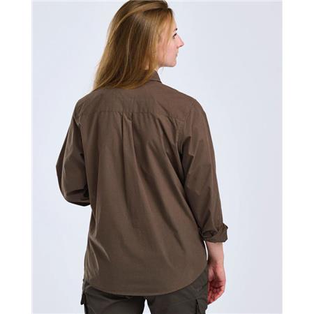 LONG SLEEVE SHIRT WOMAN PINEWOOD SAFARI L/S - OLIVE