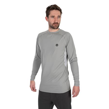 Long Sleeve T-Shirt For Men Fox Matrix Uv Protective Long Sleeve T-Shirt - Gris