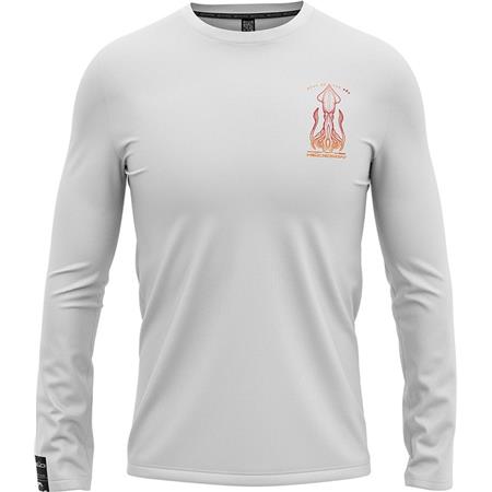 Long Sleeve T-Shirt For Men Hot Spot Design Squid Long Sleeves - Gris Clair