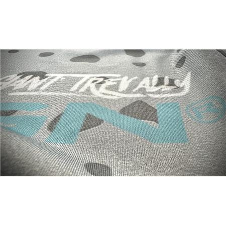 LONG-SLEEVED MEN'S T-SHIRT HOT SPOT DESIGN OCEAN PERFORMANCE GIANT TREVALLY - GRIS