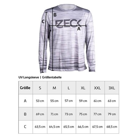 LONG SLEEVED MEN'S TEE SHIRT - BLACK ZECK UV LONGSLEEVE - NOIR