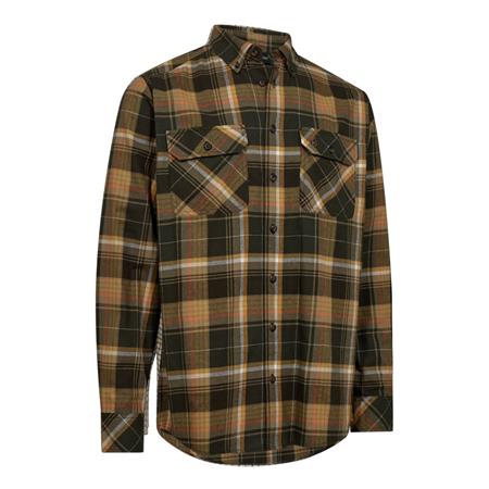 Long-Sleeved Shirt For Men Deerhunter Hayden - Green Check