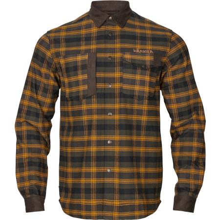Long-Sleeved Shirt For Men Harkila Aivak L/S - Buckthorn Brown