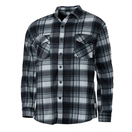 Long-Sleeved Shirt For Men Treeland Polaire T514 - Gris/Blanc
