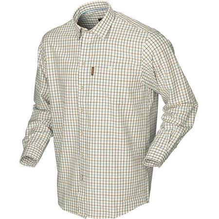 Long Sleeved-Shirt Man Harkila Stornoway Active Squares Vert/Bleu