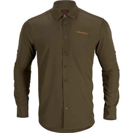 Long Sleeved-Shirt Man Harkila Trail L/S Green