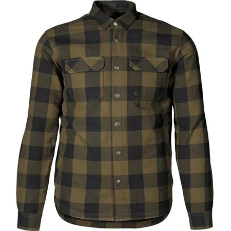 Long Sleeved-Shirt Man Seeland Canada Khaki