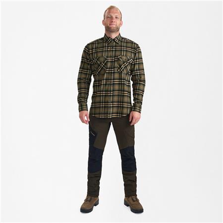 LONG SLEEVED-SHIRT MEN - GREEN DEERHUNTER CARSON