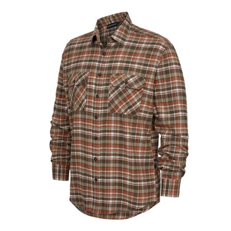 LONG-SLEEVED SHIRT MEN - ORANGE DEERHUNTER ANDREW