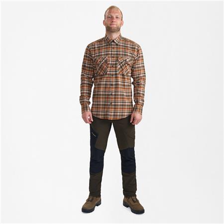 LONG-SLEEVED SHIRT MEN - ORANGE DEERHUNTER ANDREW