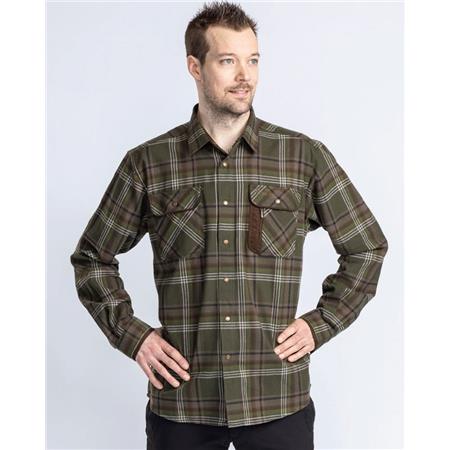 LONG SLEEVED SHIRT WOMAN PINEWOOD CORNWALL - VERT/PINE GREEN