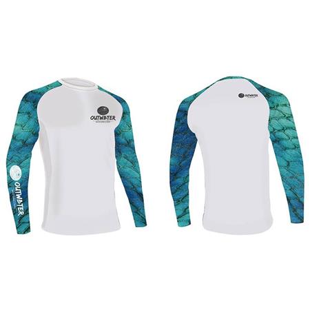 LONG-SLEEVED T-SHIRT FOR MEN OUTWATER CAMP ONE FISH SCALE