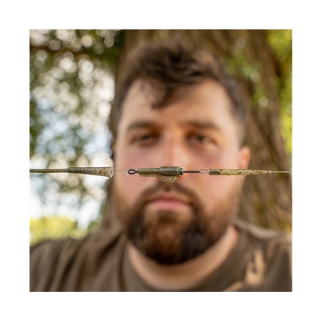 LOODCLIP AVID CARP OUTLINE FLECKTONE FUSED LEAD QC CLIPS