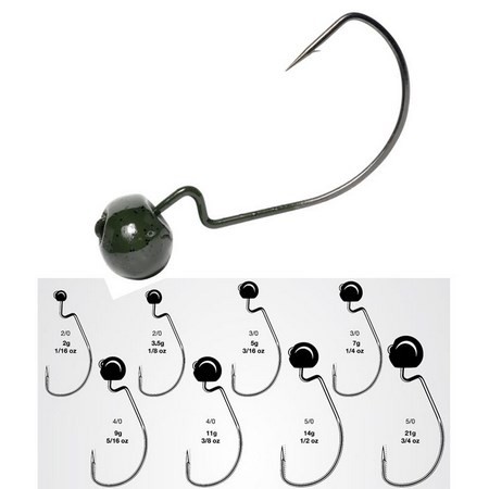 Loodkop Roofvis Vmc Rugby Jig 7340Rj - Black Nickel - Verpakking