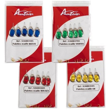 Łopatki Łuskowe + Strzemiona Autain - Pack De 5