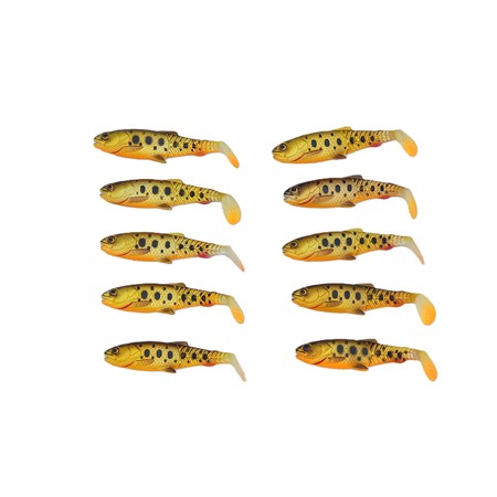 Lot De 10 Cannibal Paddletail 8.5Cm Savage Gear - 8.5 Cm