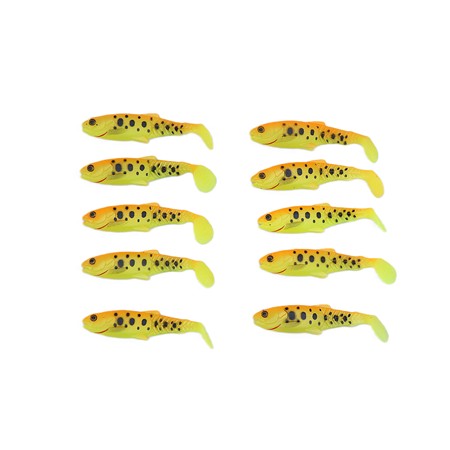 Lot De 10 Cannibal Paddletail 8.5Cm Savage Gear - 8.5 Cm