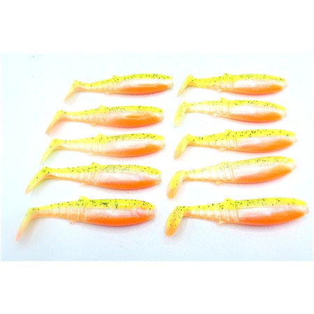 Lot De 10 Cannibal Shad 12.5 Cm Savage Gear - 12.5 Cm